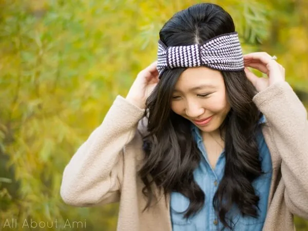 Black & White Knotted Headband