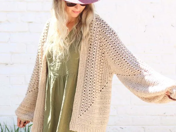 crochet The Mezzo Cardigan free pattern