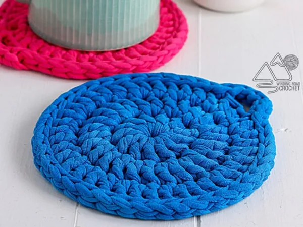 crochet T-shirt Trivet free pattern