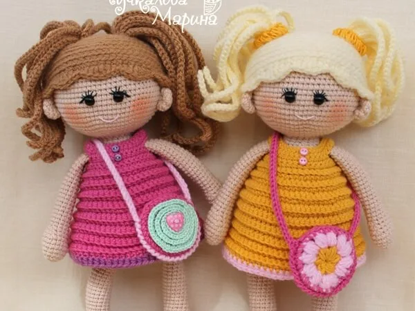Crochet doll pattern Pumposhka