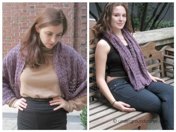 broomstick lace shawl