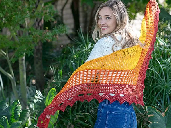 Fluttery Fritillary Shawl