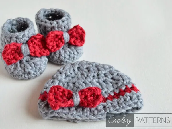 Baby Booties and Beanie