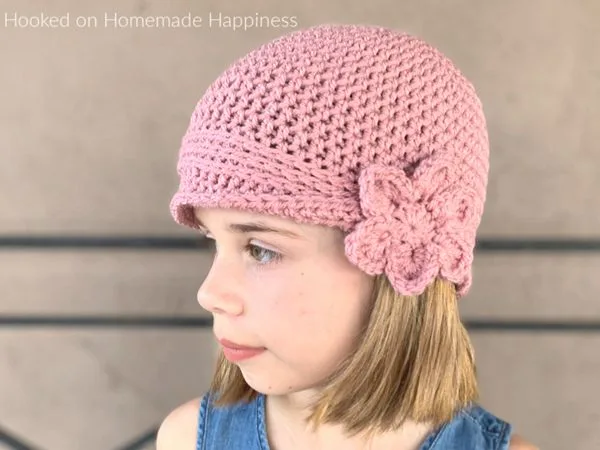 crochet Kids Vintage Hat free pattern