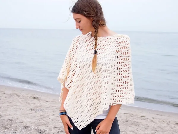 Waves Women Poncho