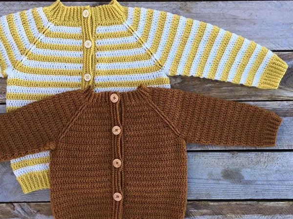 crochet Eeny Meeny Cardigan easy pattern