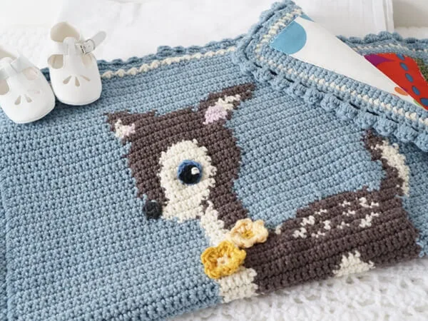 Hello Deer Blanket