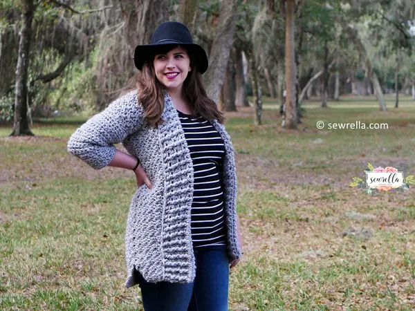 crochet First Love Cardigan free pattern