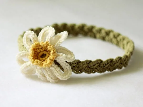 Daisy Braided Headband