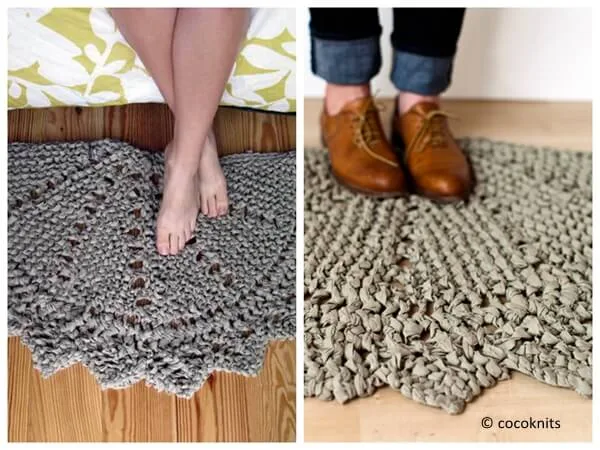 Rag Doily Rug