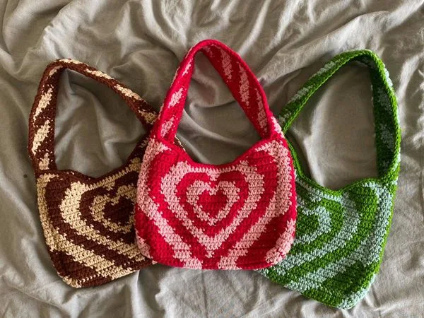 Powerpuff Heart Shoulder Bag