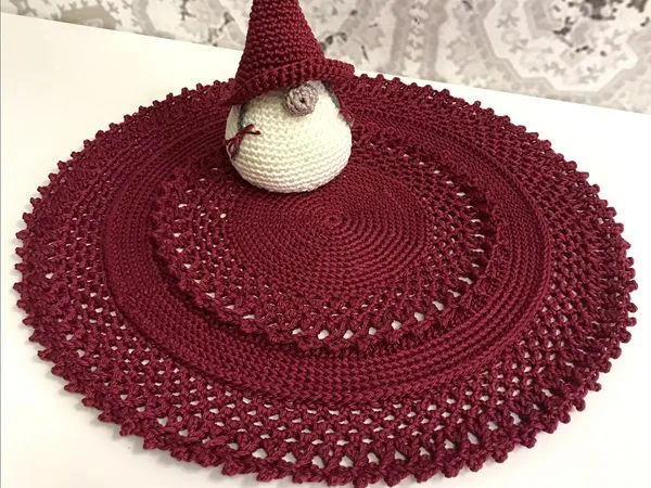 crochet December Mandala free pattern