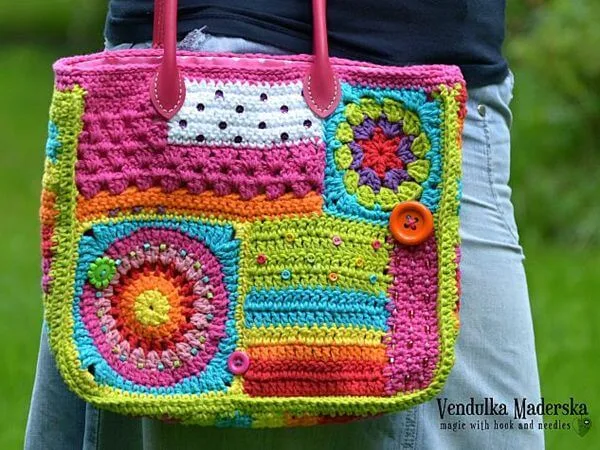 Crazy rainbow bag
