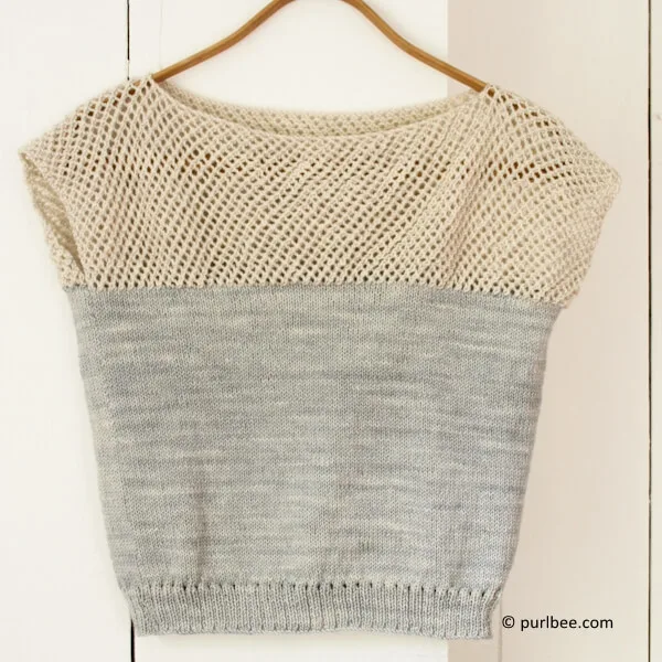 Cap Sleeve Lattice Top