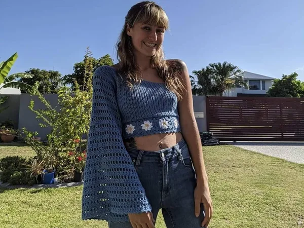 crochet The Daisy Dreamin Top easy pattern