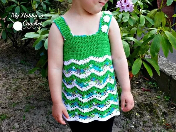 chevron crochet top free pattern