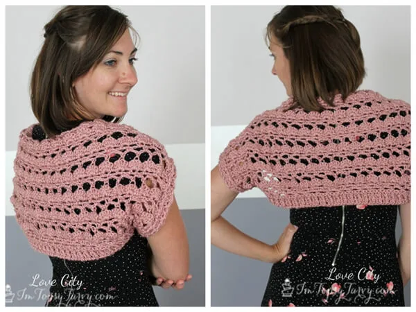 Lacy Shell Stitch Shrug