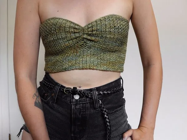crochet Spring Valley Bandeau free pattern