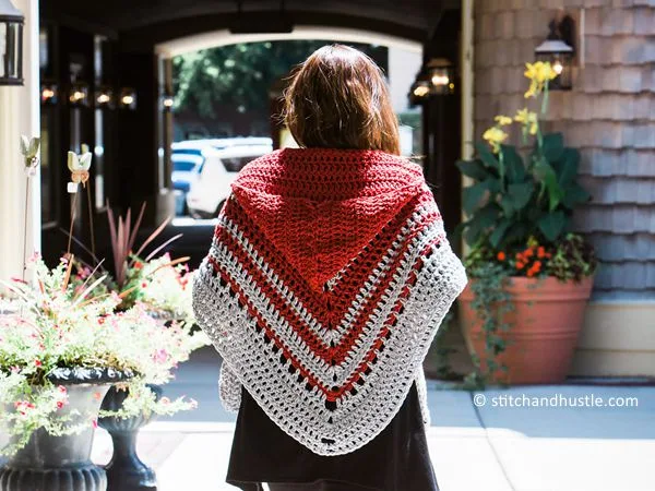 Woodward Hoodie Shawl