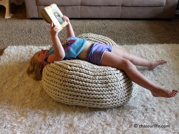 Super Secret Storage Pouf