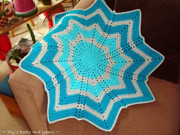 Rippling Shells Baby Blanket