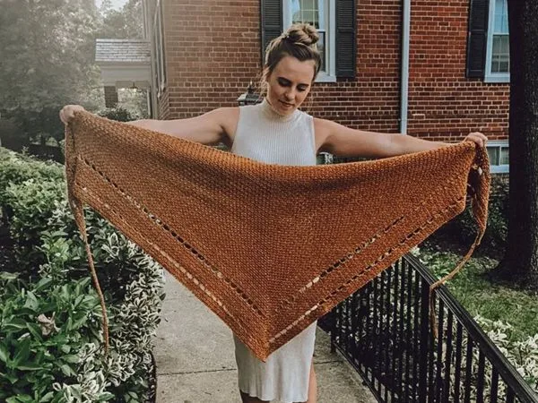 crochet Ma's Prairie Shawl easy pattern