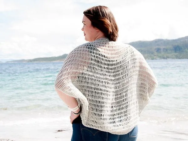 crochet Laxus Cocoon Cardigan free pattern
