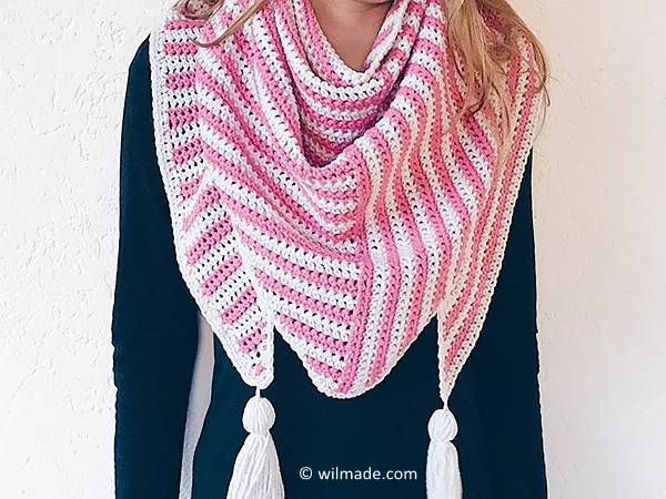 Stripe Me Shawl