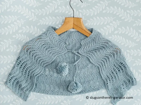 Iced Gem Crochet Wrap