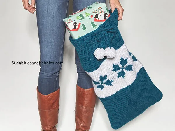 Snowflake Present Sack