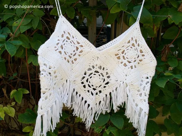 Boho Crochet Crop Top