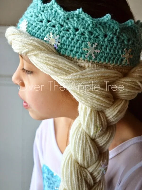 Elsa Crown With Hair