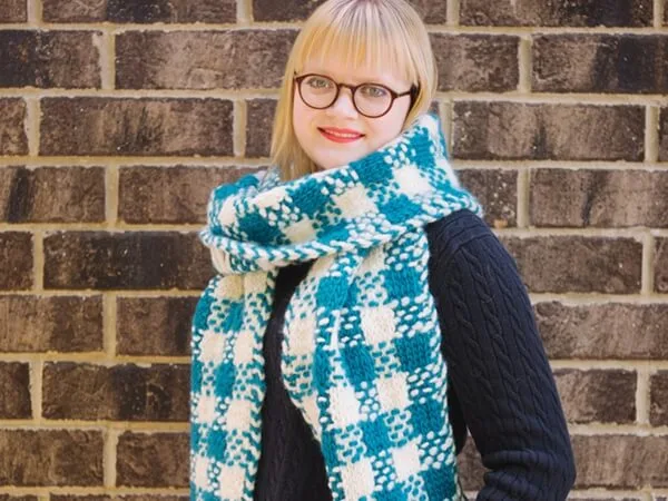 Cozy Plaid Super Scarf