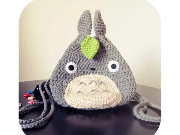 Amazing Kawaii Totoro Drawstring Mini Backpack