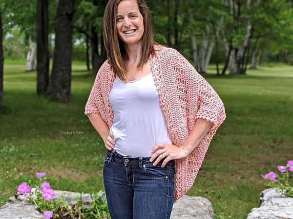 crochet Daphne Cocoon Cardigan free pattern