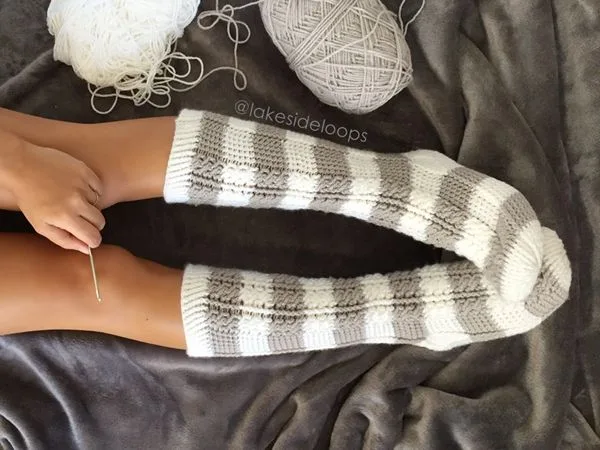Harlow Cable Socks