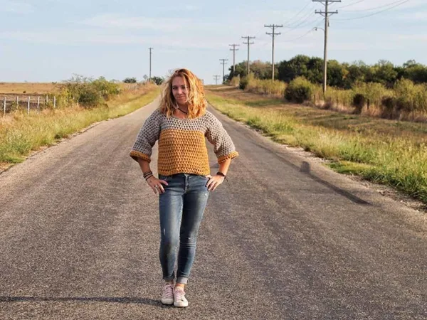 crochet The Weekender Sweater free pattern