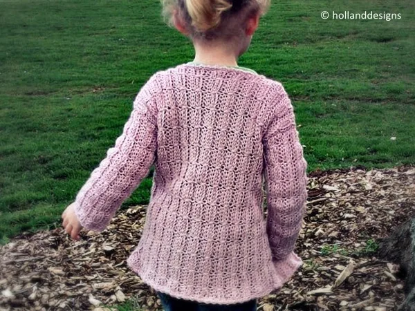 Mock Cable-Knit Cardigan