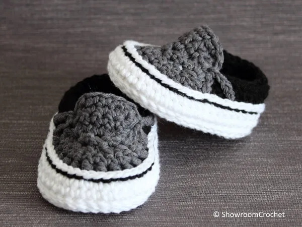 Vans style baby sneakers