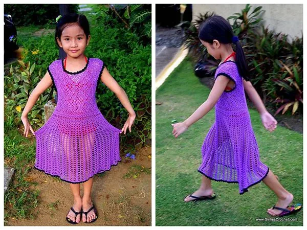 crochet Kelly Summer Dress for Toddler free pattern