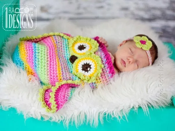 Ava the Owl Baby Sleeping Bag