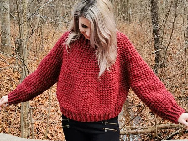 crochet Tolorraine Sweater free pattern