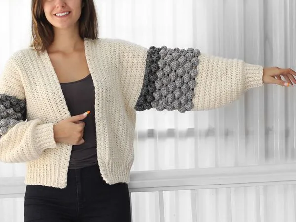 crochet Naomi Cardigan easy pattern