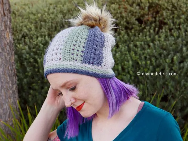 crochet Sherbet Beanie free pattern