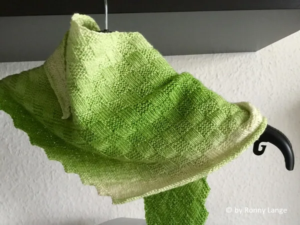 Minty Bricks Shawl