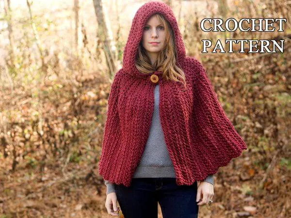 Red Riding Hooded Cape
