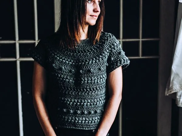 crochet Zalktis Top easy pattern