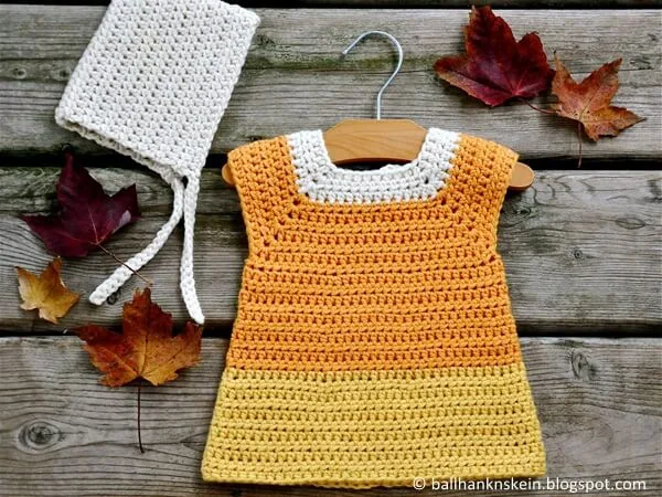 Candy Corn Crochet Costume