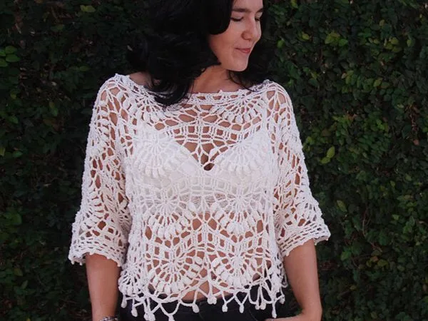 Kiara Crochet Top easy pattern