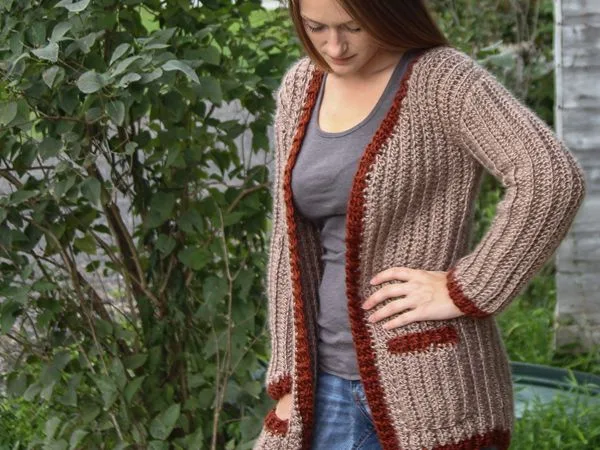 crochet Sophia Cardigan free pattern